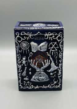 (image for) 3 3/4"x 5 1/2" Book of Spells Tarot box